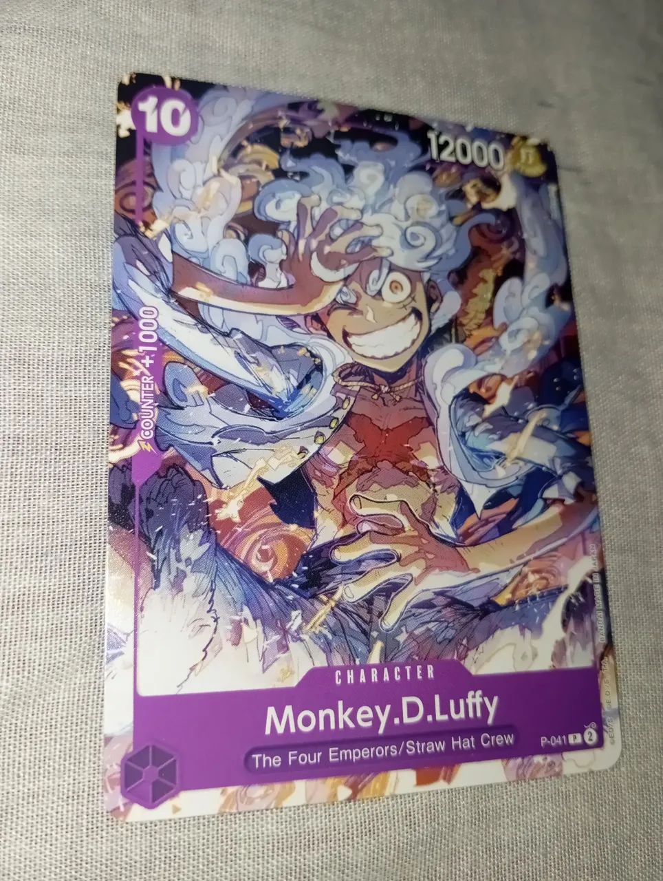 Carta One Piece Monkey D Luffy Gear 5 Promo Original em Perfeito Estado