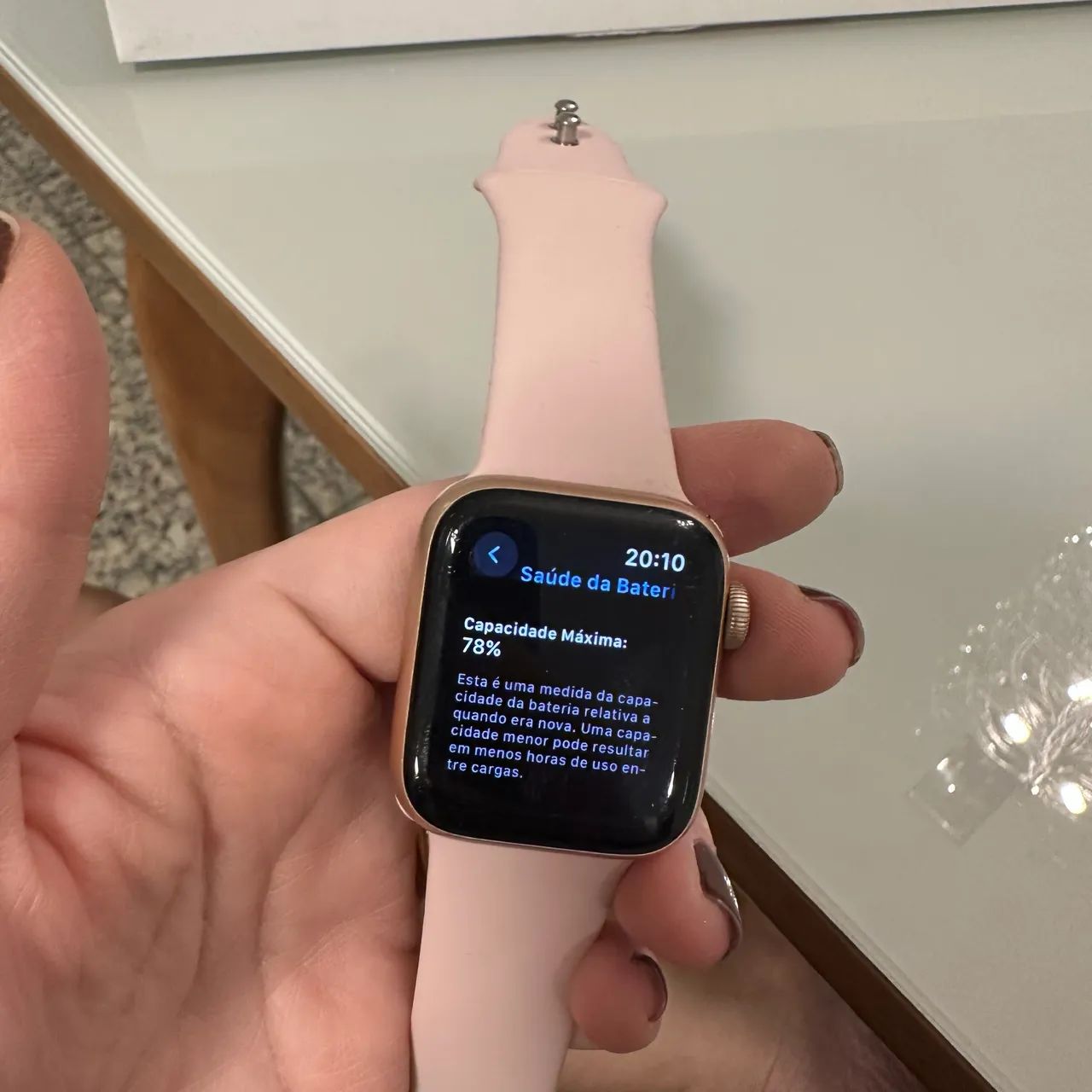 Apple watch rose série 6 40 mm  - Foto 5