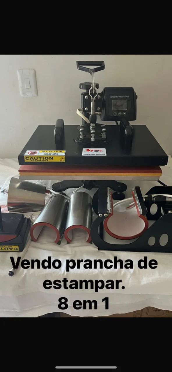 Máquina de estampar 8x1 