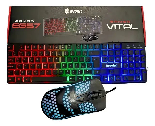 Kit Teclado e Mouse Evolut EG 57 - Foto 4