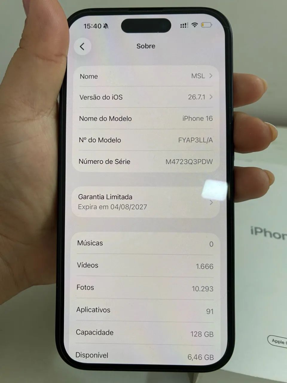 iPhone 16 128GB - Foto 5