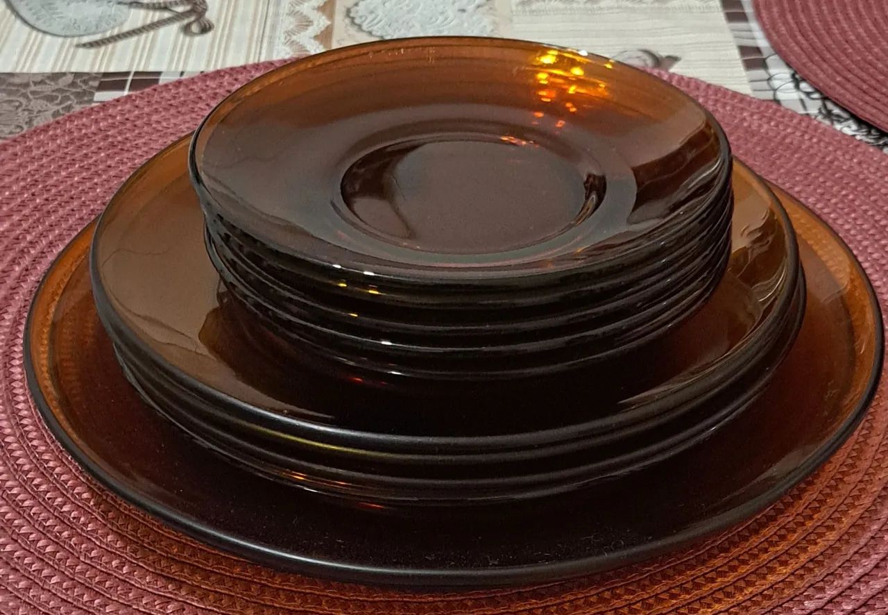 2 pratos durarex 4 de sobremesa 5 de chá  