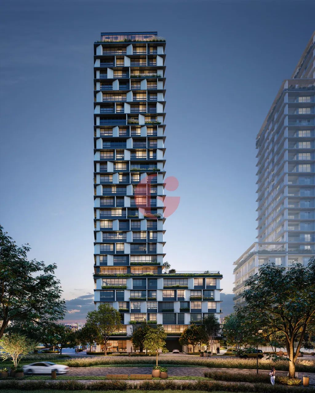Sala comercial à venda no edifício MARTIM - PARQUE UNA com 77,68m² - Foto 3