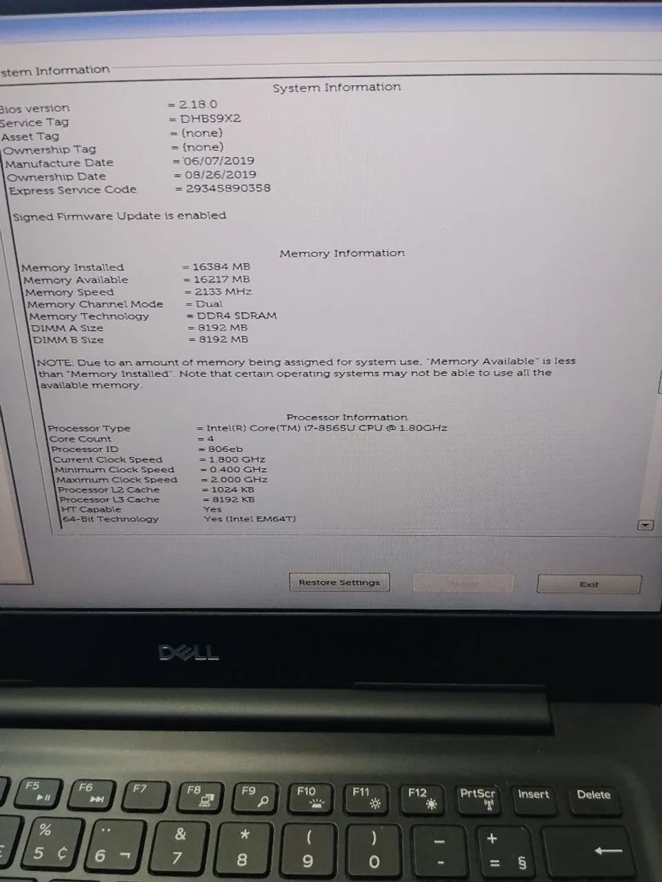 Notebook Dell vostro  - Foto 3