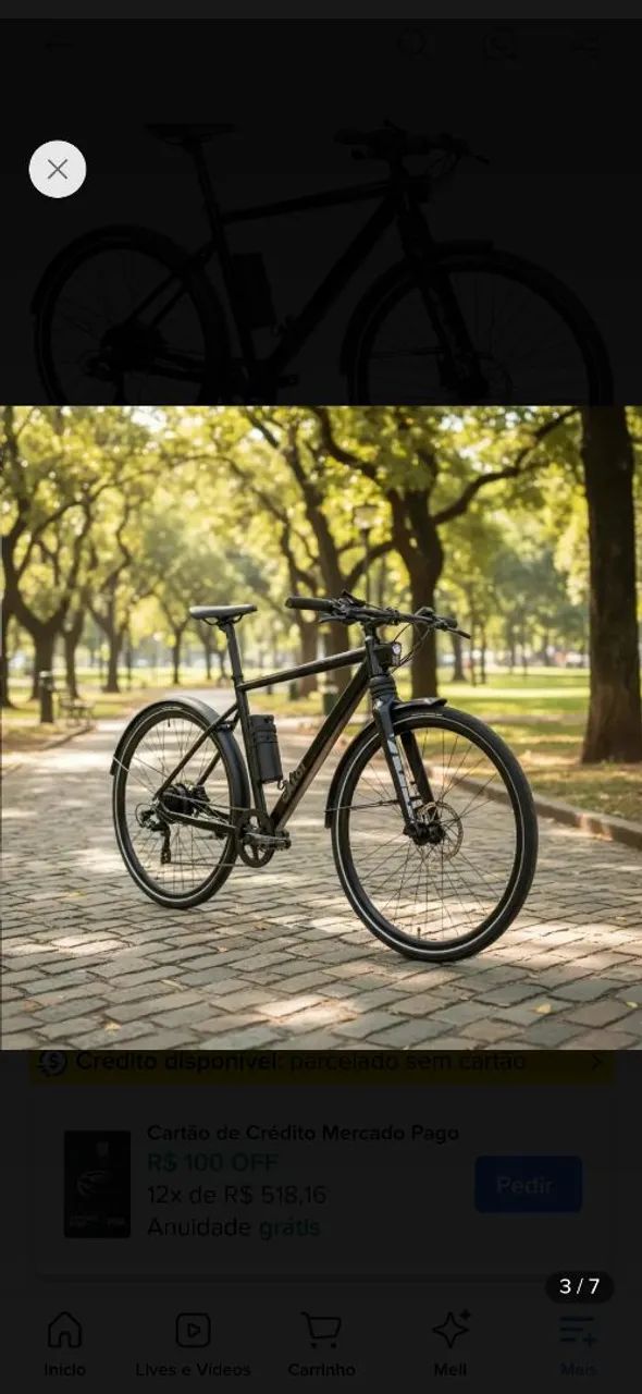 Caloi e-vibe rush tamanho M