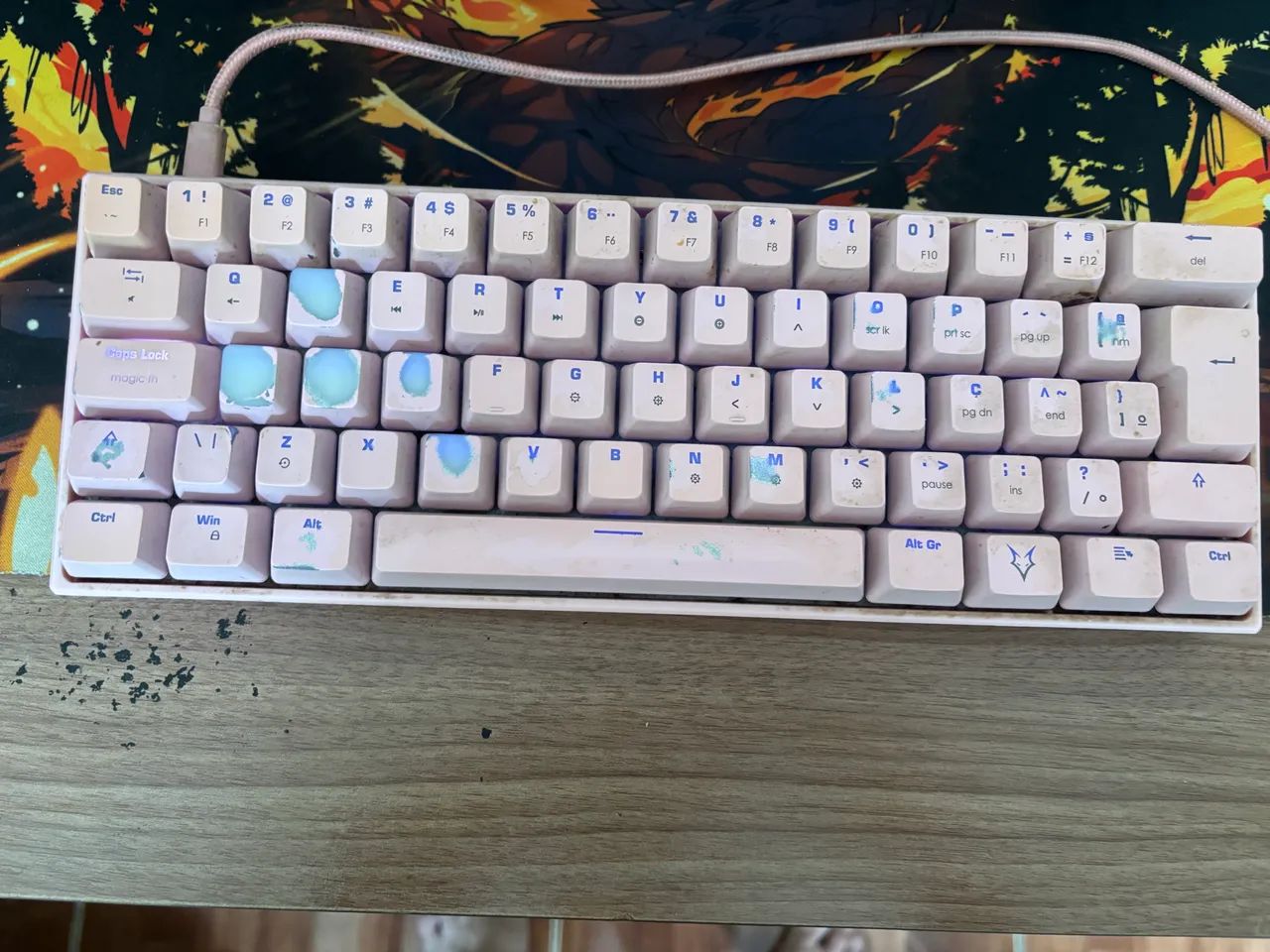 Teclado huskyy blizzard 60% - Foto 5