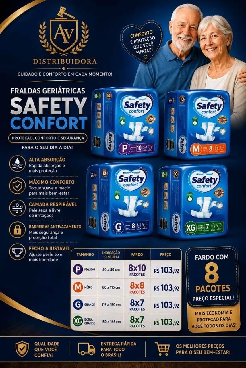 ? FRALDAS GERIÁTRICAS SAFETY CONFORT ?