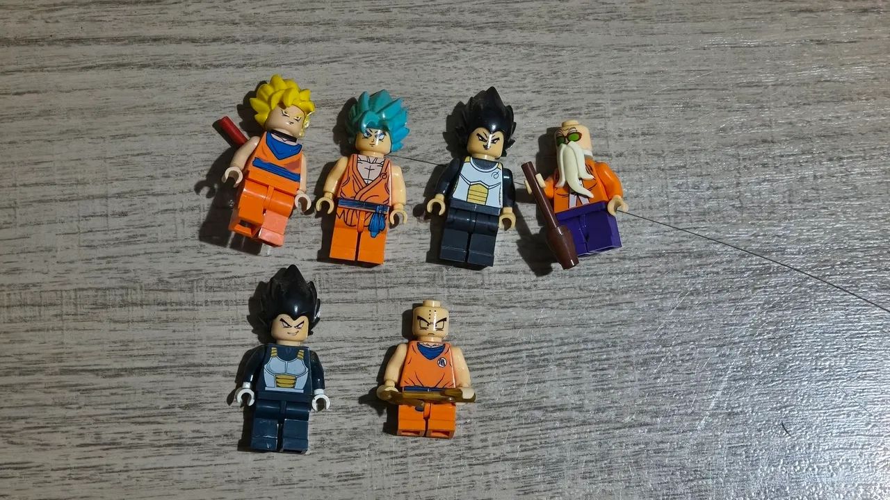 Bonecos lego dragon ball 