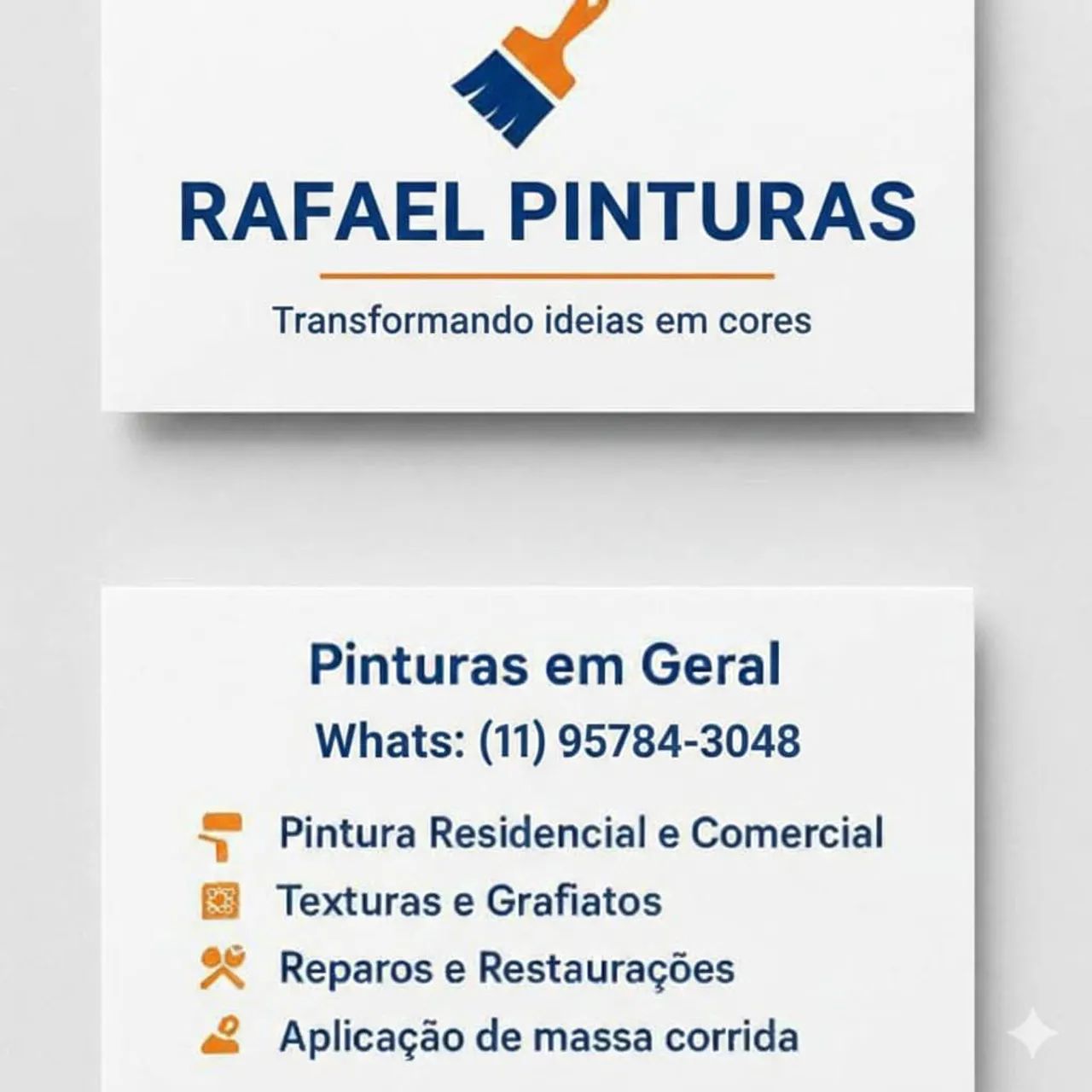 Pinturas e restaurações 