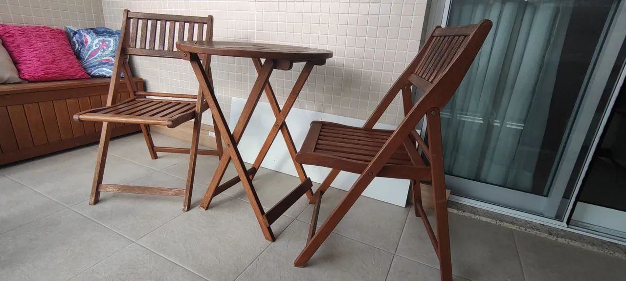 Conjunto mesa e cadeiras varanda - Foto 5
