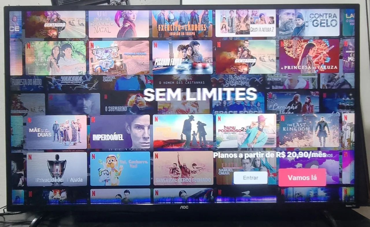 Tv AOC smart 43 polegadas, com defeito  - Foto 2