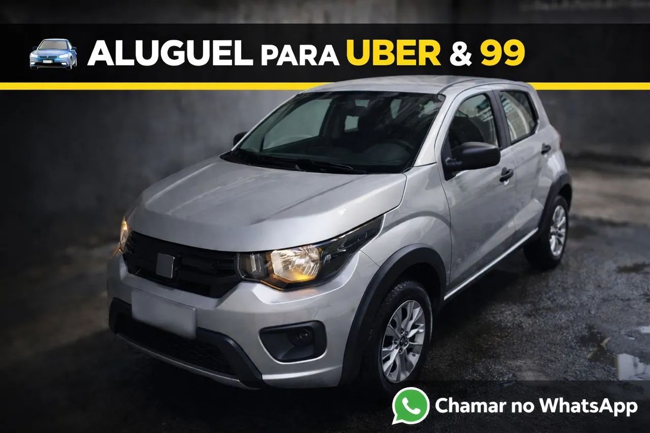 Aluguel | Locação Carro Mobi 2023 para Aplicativo Uber 99