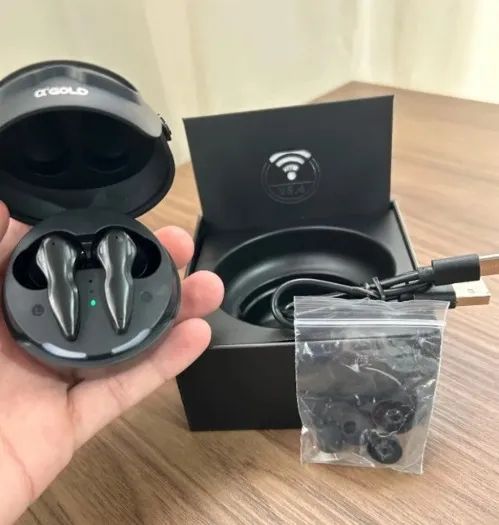 Fone De Ouvido Gamer Tws Fn-B48 Bluetooth 5.4 Tipo-c Preto - AGOLD - Foto 3