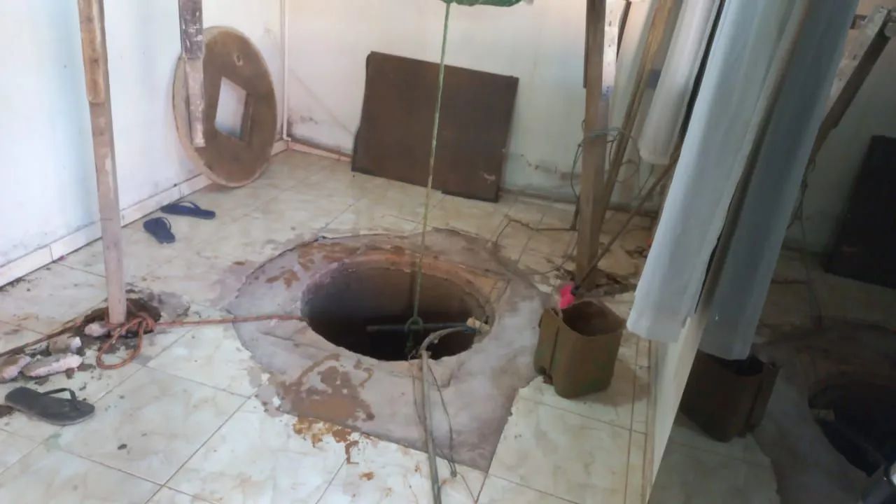 Limpeza de poço amazonico
