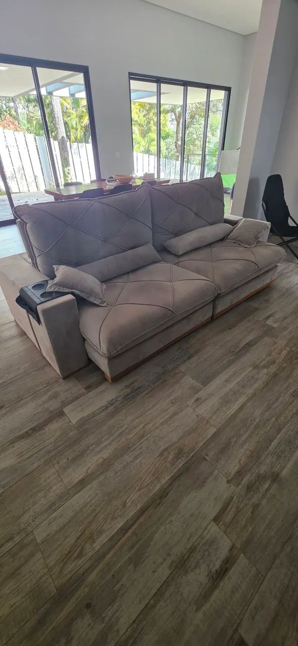Sofá Turim Veludo 02 Módulos de 90cm B25cm - Foto 3