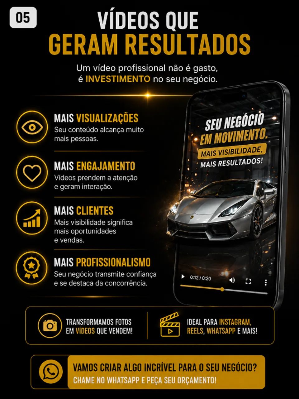 Vídeos profissionais para atrair clientes no Instagram - Foto 5