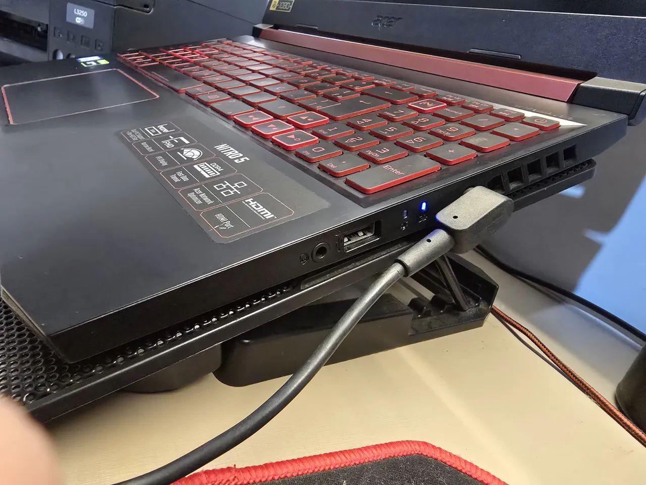 Notebook Acer nitro 5 - I7 9º Geração - 16GB RAM - GTX 1650 4GB - Foto 2