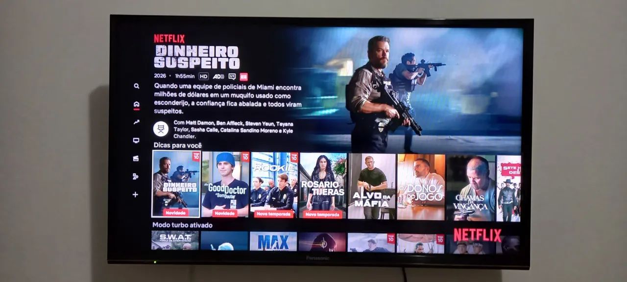 TV Smart LED 32'' HD Panasonic 3 HDMI 2 Wi-Fi - Foto 5