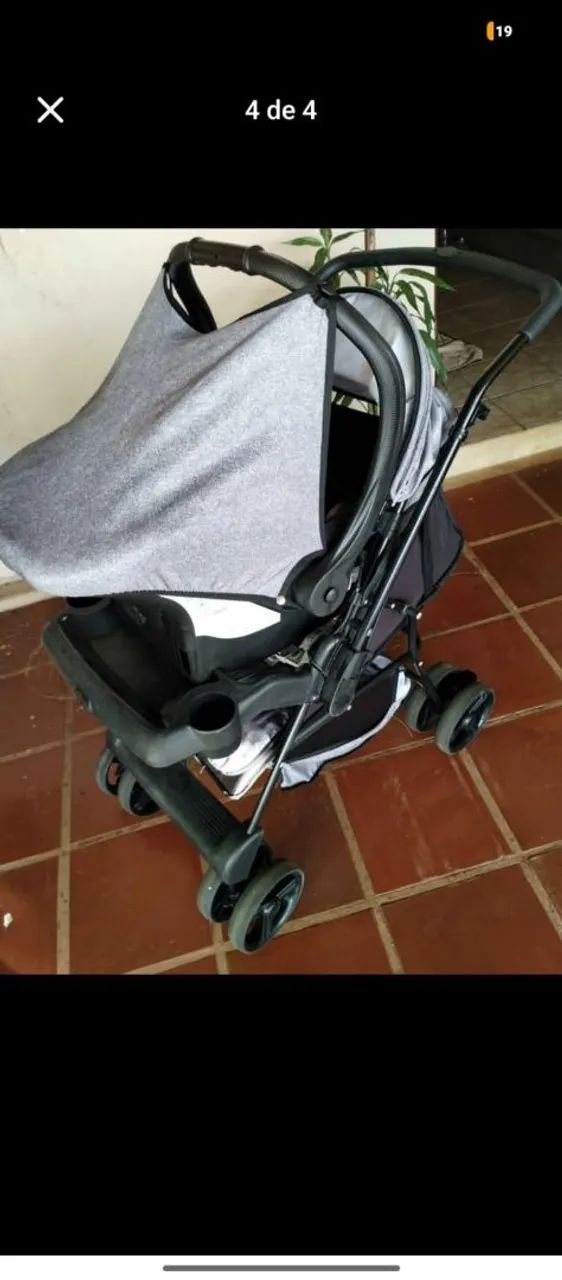 Carrinho e bebê conforto  - Foto 2