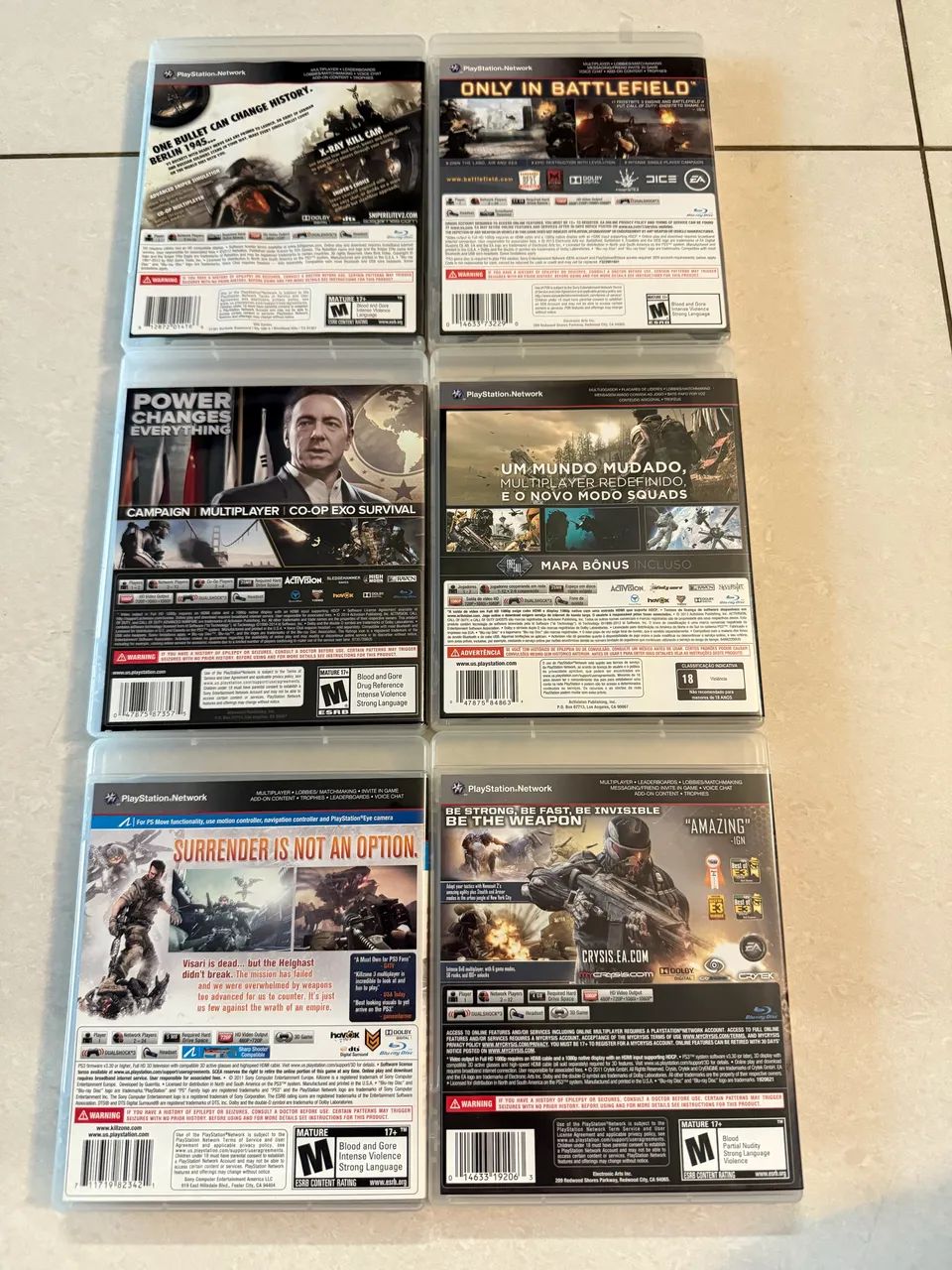 Kit Jogos de tiro/guerra PS3 - Foto 3