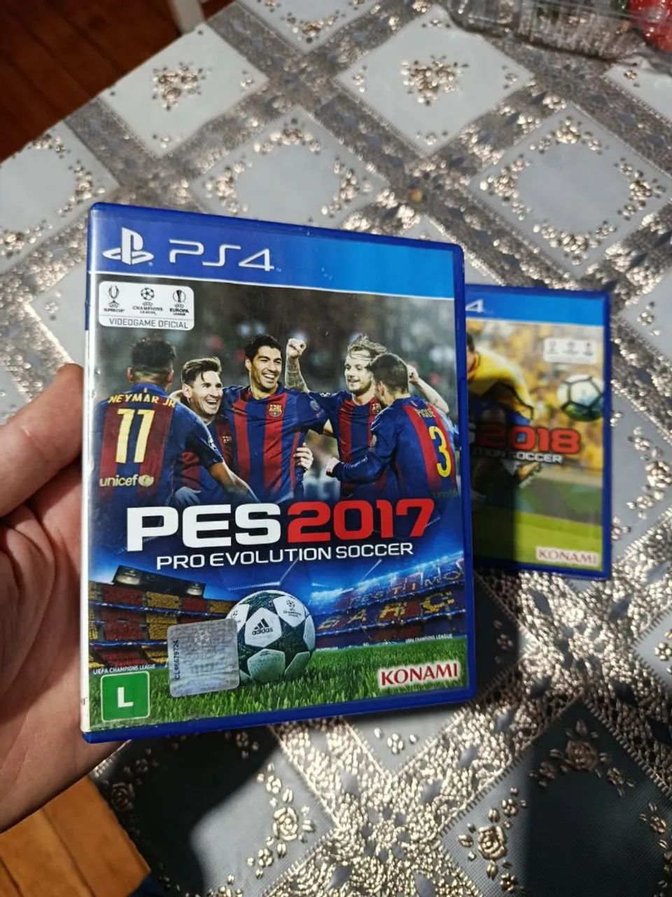 Pro Evolution Soccer 2018 e 2017 Midia Física 