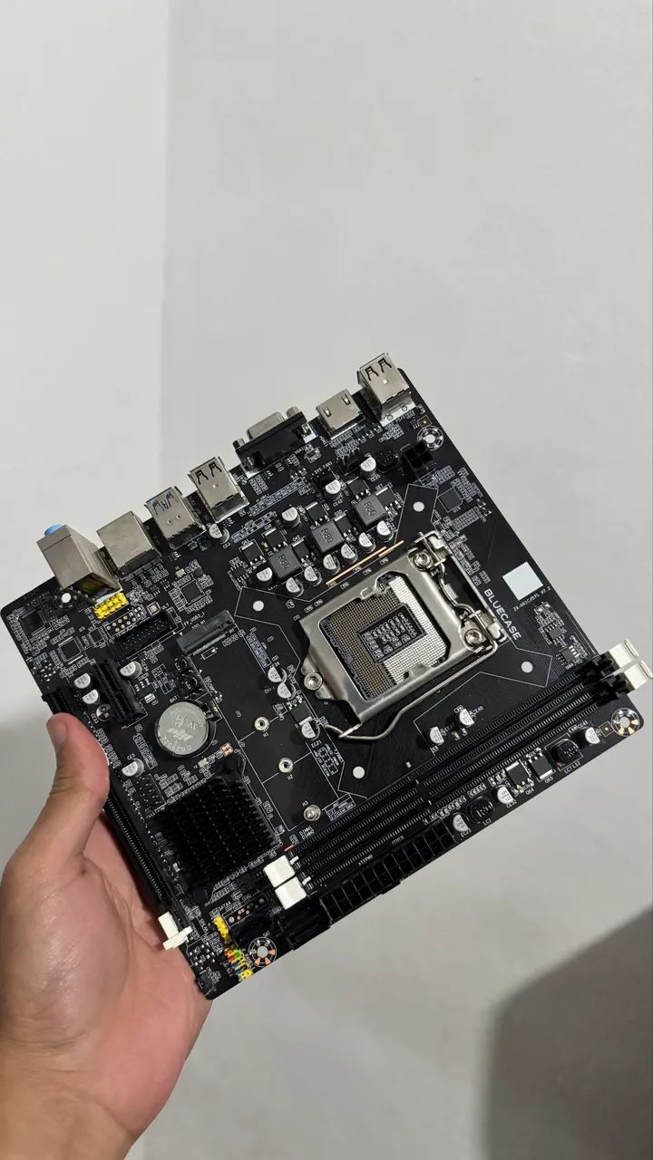 Placa mãe h61 bluecase