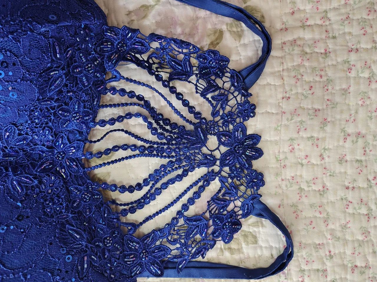 Vestido de festa Azul - Foto 3