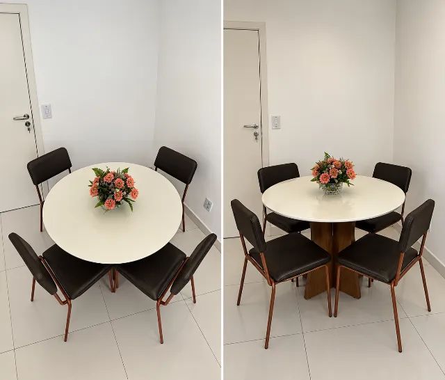 Mesa de jantar redonda