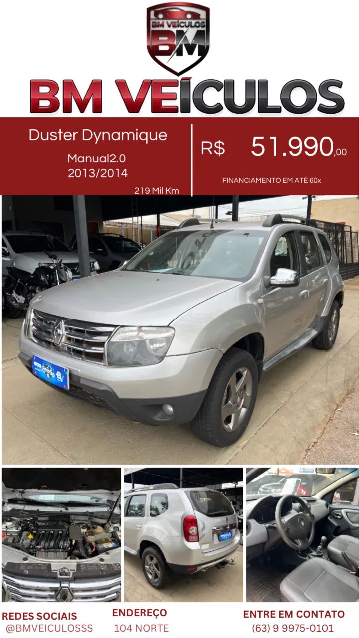 Renault Duster Dynamique 4X4 2.0 Hi-flex 16V MEC 2014