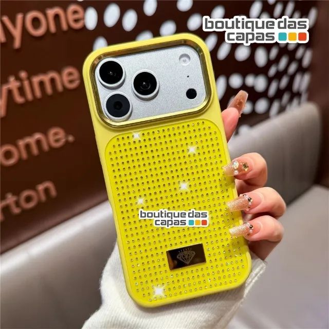 CAPA ANTI IMPACTO PEDRAS IPHONE 17 PRO MAX LUXO CLASSIC - COD *4 