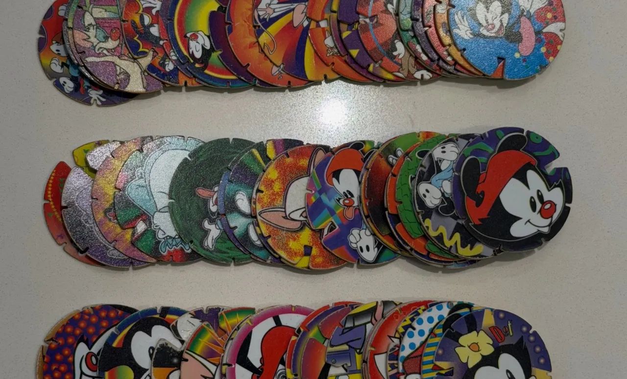 Tazos Coleção Animaniacs Arma e Voa Completa - Elma chips -  - Foto 5