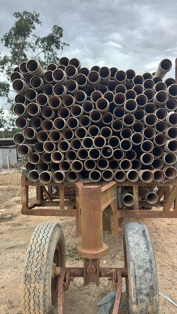 tubo irrigação 6 polegadas 
