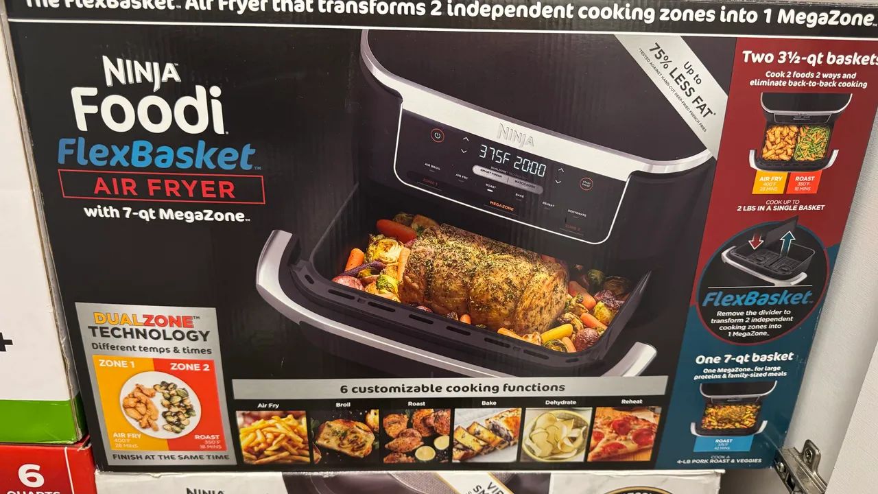 Airfryer Ninja 4 em 1 Dualzone Smart XL importada dos EUA nova na caixa lacrada - Foto 2