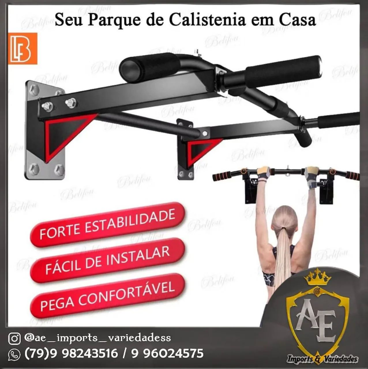 Barra fixa de parade - Foto 4