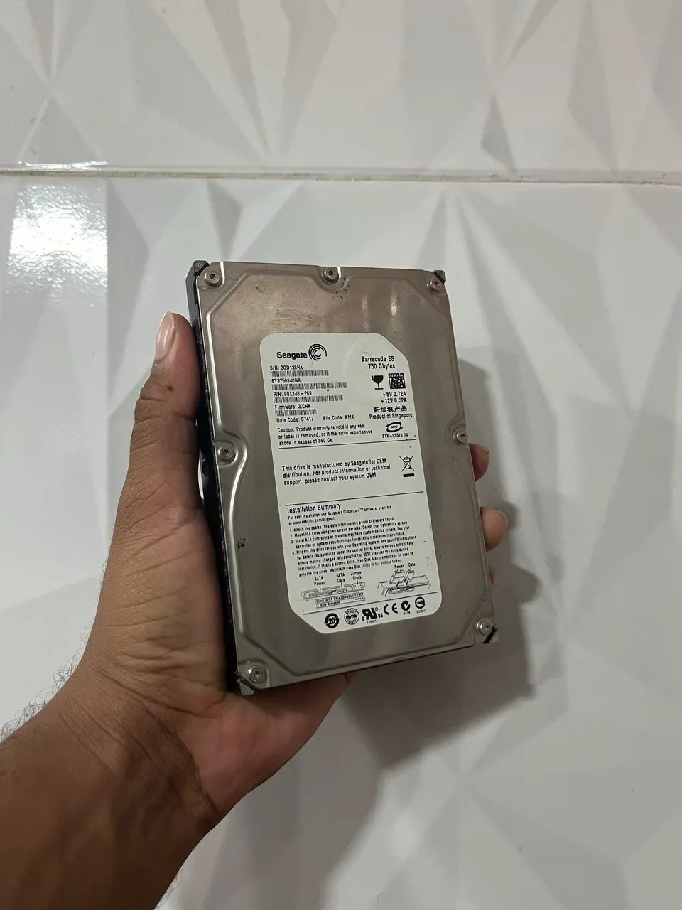 HD seagate 750GB