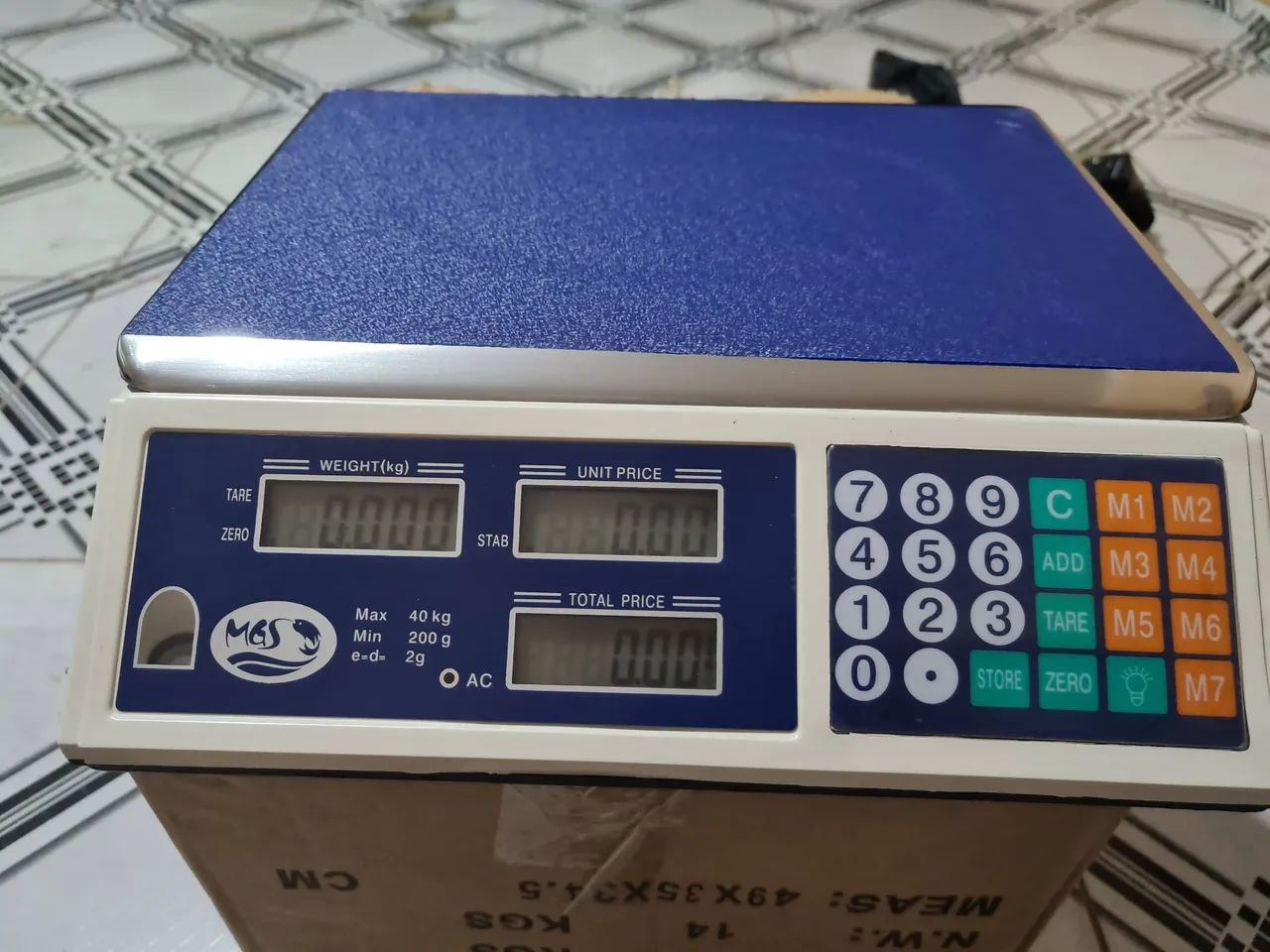 Balança digital de 40kg, nova  - Foto 2