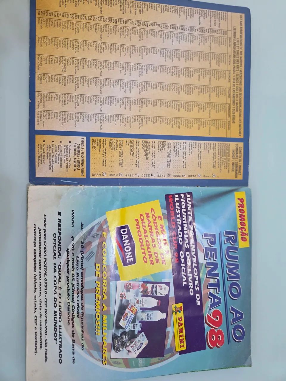 Álbum copa 1998 Original Panini - Foto 2