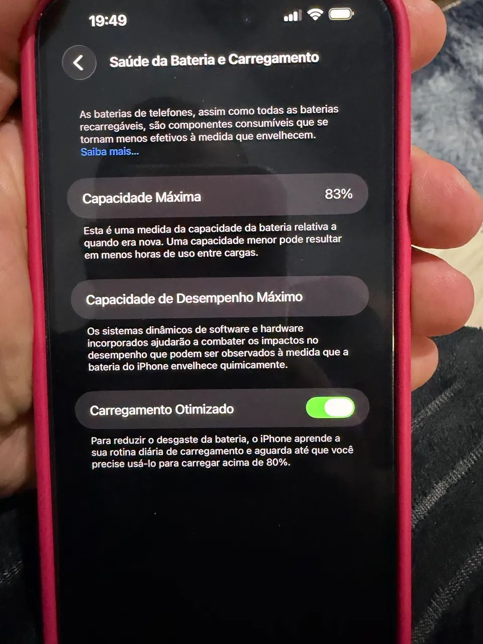 iPhone 14 Pro Max - 128gb - com nota - Foto 5