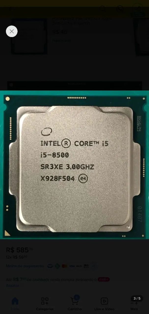 Vendo I5 8500 - Foto 2