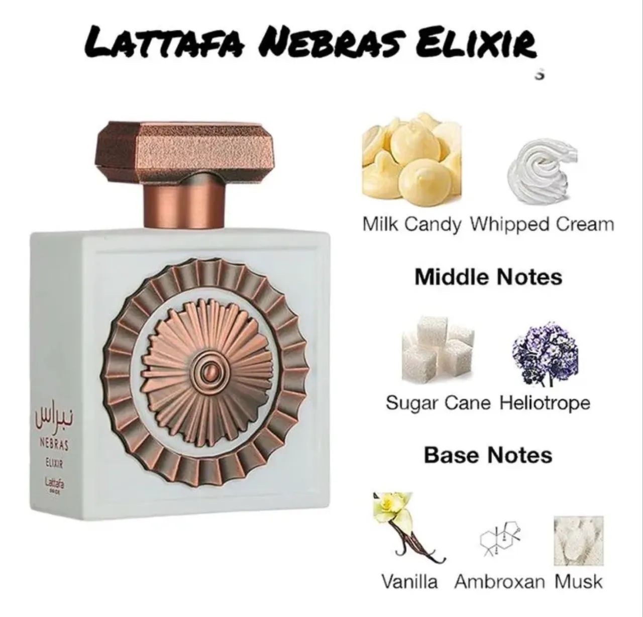 Perfume árabe Nebras Elixir by Lataffa 100ML EDP - Foto 5