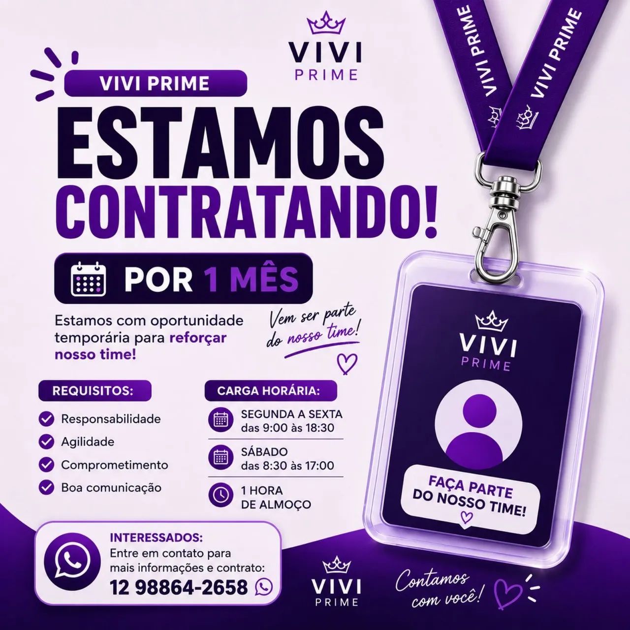 Vaga de emprego 