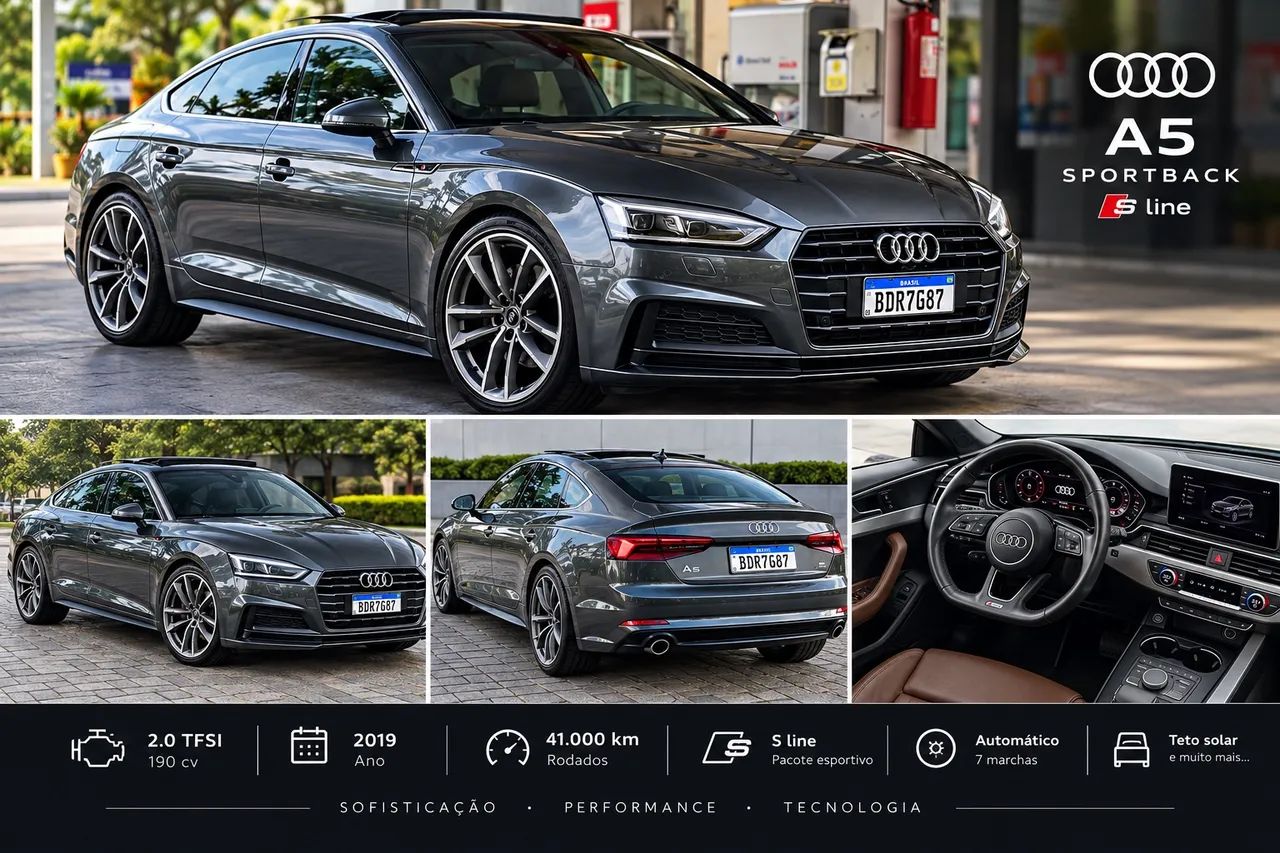 Audi A5 SPORTBACK S-LINE 2.0 TFSI S-TRONIC 2019