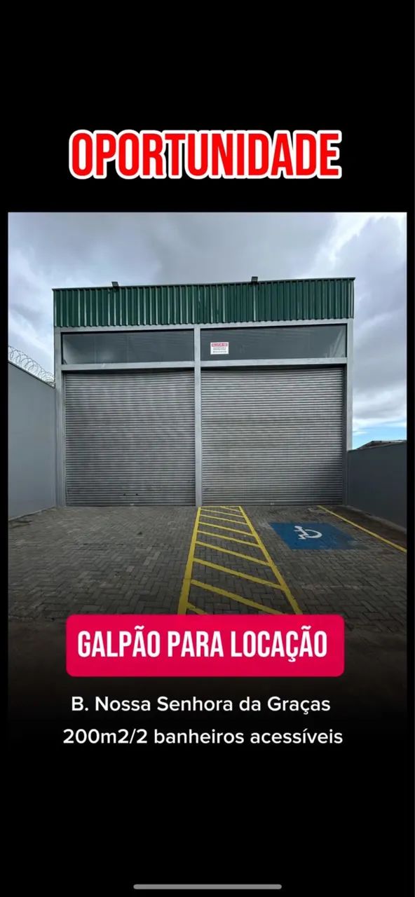 Aluguel galpão nossa senhora das graças 