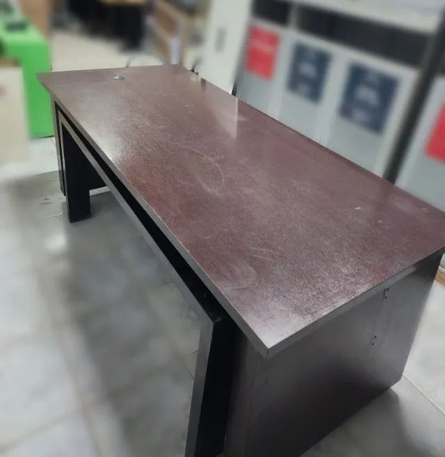 Mesa de Reunião - Mesa de Escritório Mogno GRANDE