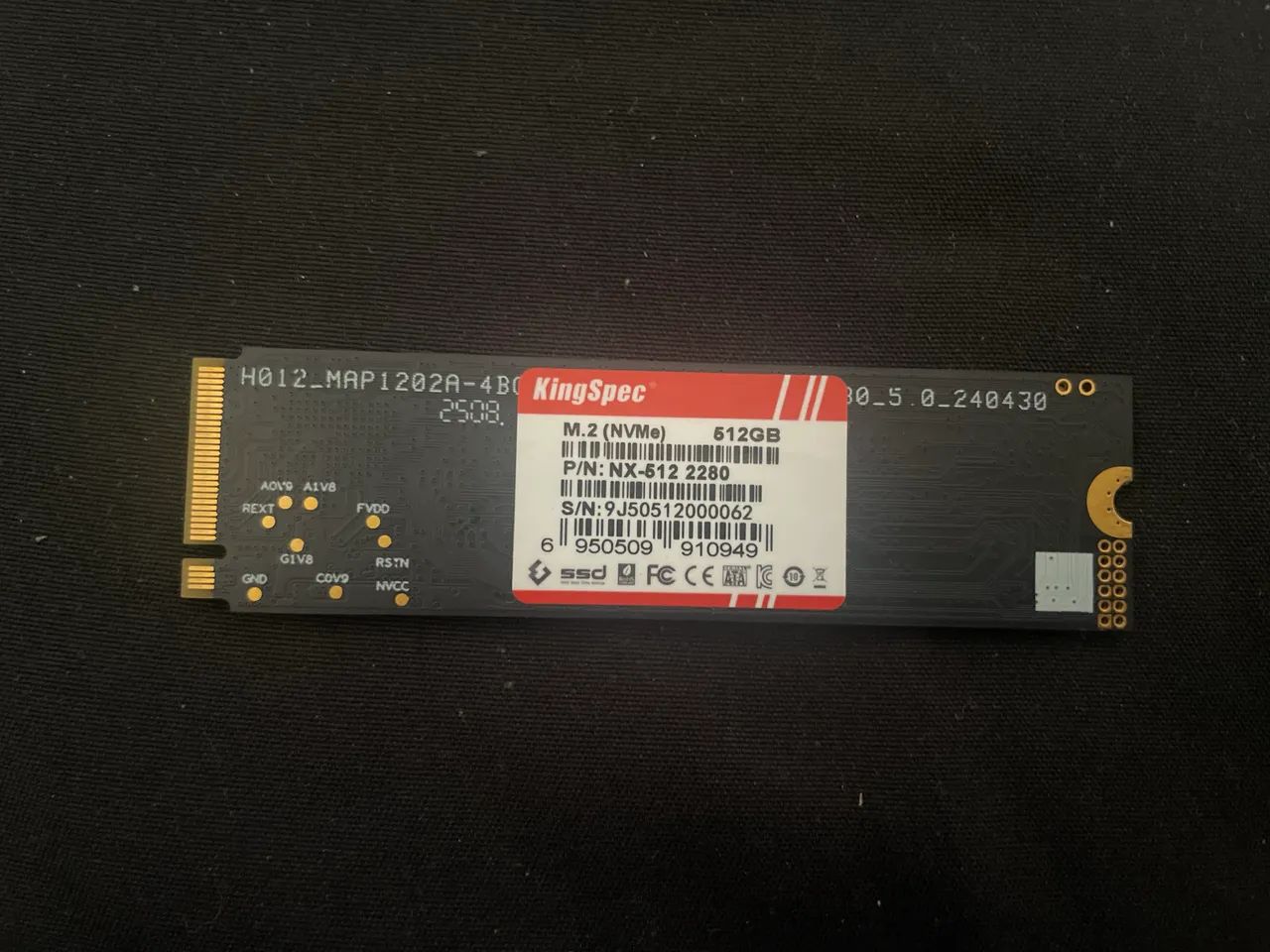 Ssd Nvme KingSpec 512GB - Foto 2