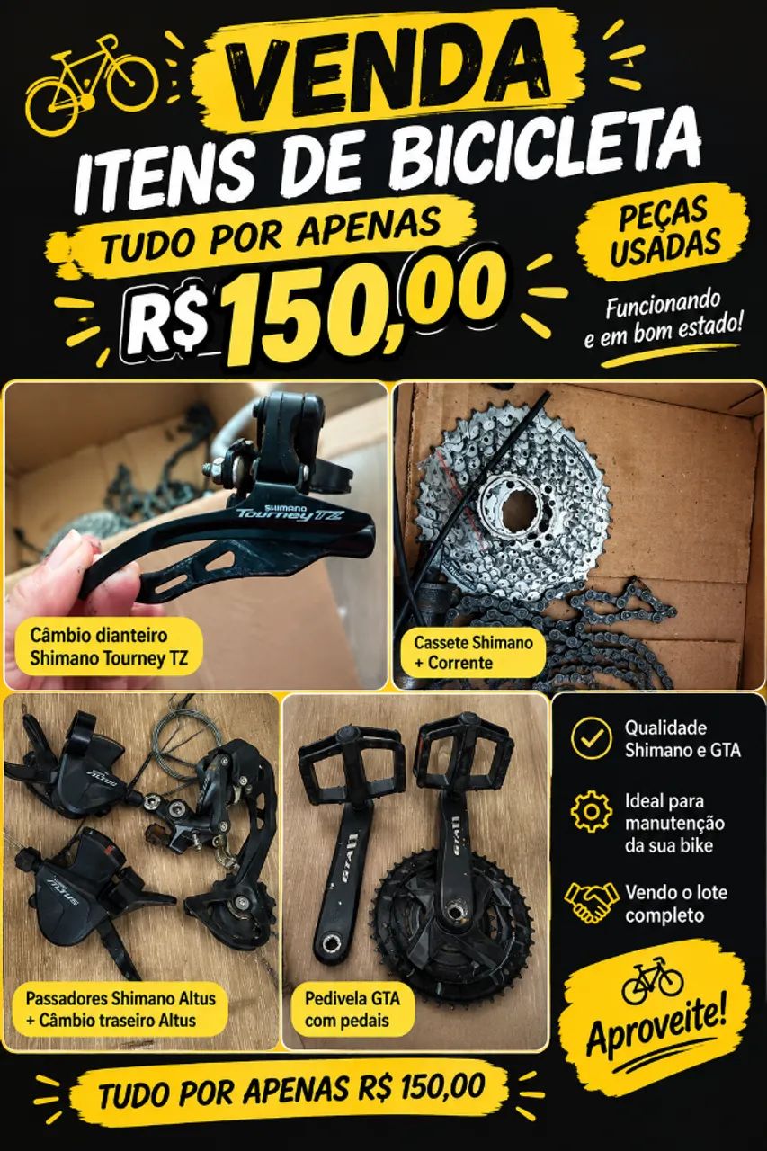 Itens de bicicleta 