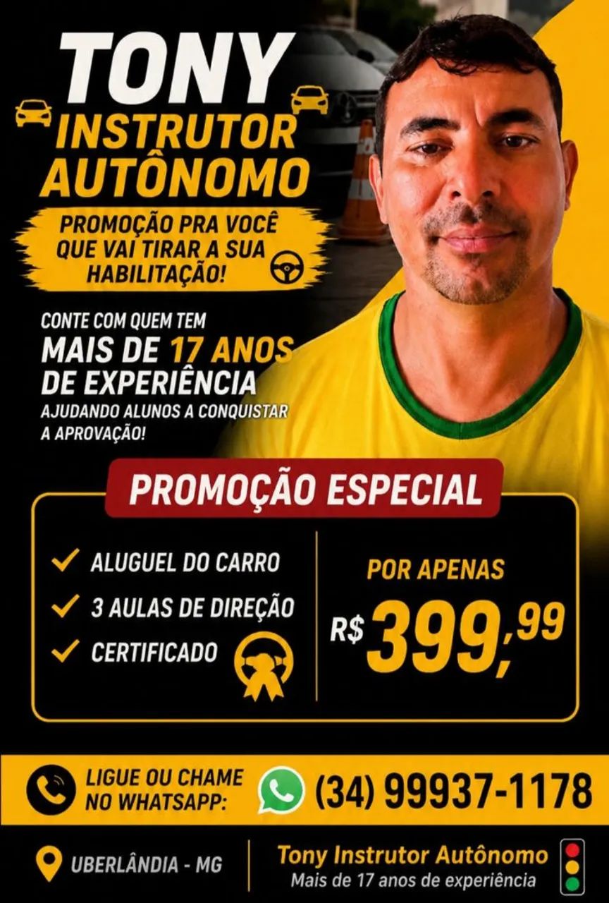 Instrutor autonomo Tony aulas de direção particular  - Foto 2