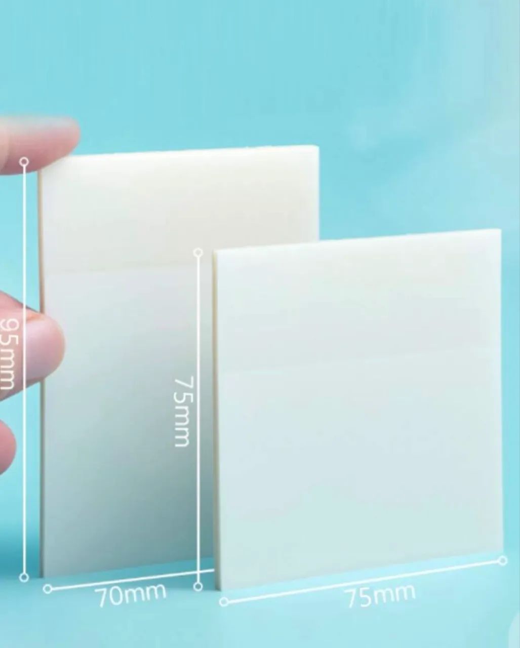 2 blocos de nota transparente post it418416776866713602
