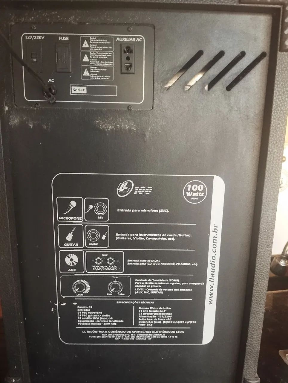 VENDO CAIXA DE SOM AMPLIFICADORA  - Foto 2