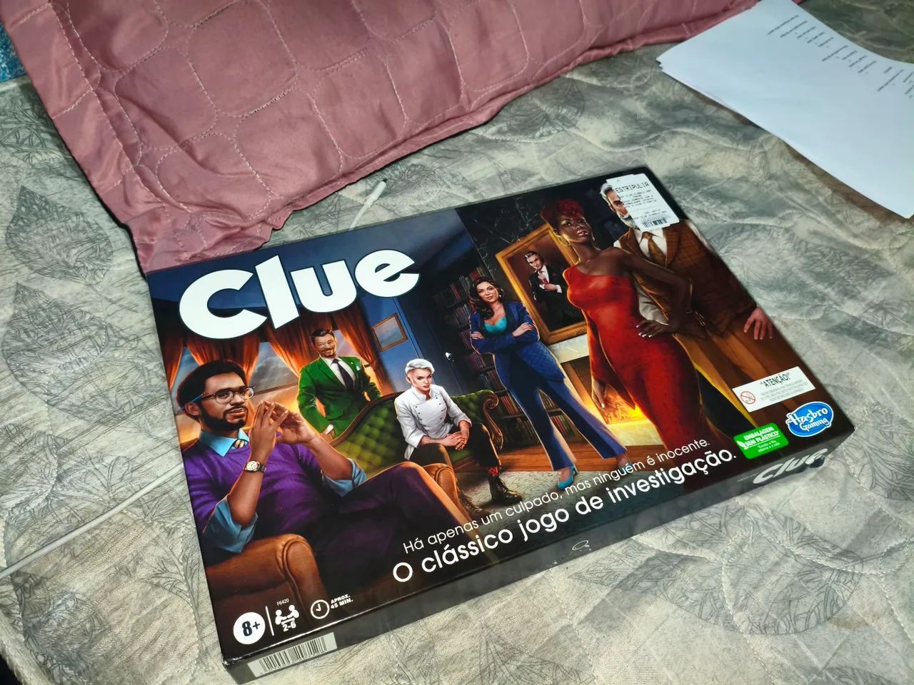 Vendo jogo de tabuleiro Clue usado 2 vezes - Foto 2